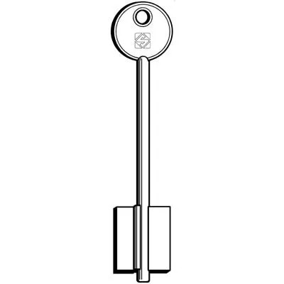 CHIAVE DOPPIA MAPPA MASTER SAFE MIA 5MS1 - SILCA - Vista Principale