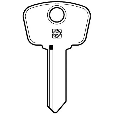 CHIAVE AUTO SAFE GIOBERT AF5B - SILCA - Vista Principale