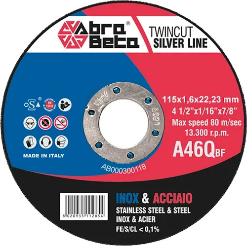 MOLA TAGLIO ACCIAIO/INOX - BETA - Vista Principale