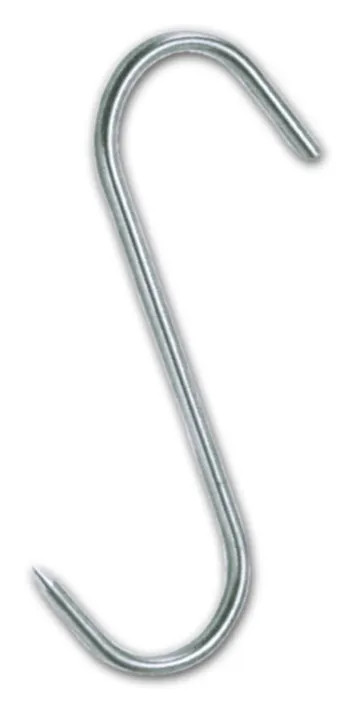 GANCIO AD 'S' MACELLAIO ACCIAIO INOX - Senza Marca - Vista Principale