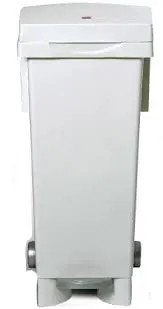 BIDONE X RIFIUTI C/RUOTE 80LT BIANCO - ICS - Vista Principale