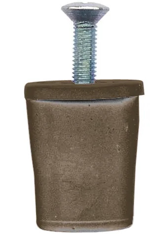 TAPPO D'ARRESTO PER TAPPARELLA PVC 30 MARRONE - BOLIS - Vista Principale