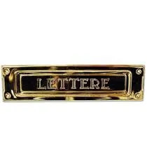 BUCA PER LETTERE OTTONE BRONZATO - Senza Marca - Vista Principale