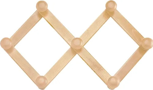 APPENDIABITI LEGNO ESTENSIBILE 7 POSTI FRASSINO - Senza Marca - Vista Principale