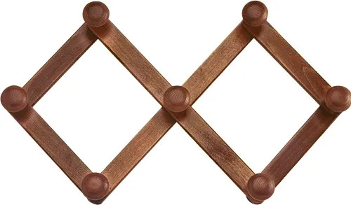 APPENDIABITI LEGNO ESTENSIBILE 7 POSTI NOCE - Senza Marca - Vista Principale