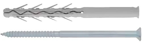 TASSELLO NYLON PROLUNGATO Ø 8X 80MM C/VITE TORX 4 ALETTE - friulsider - Vista Principale
