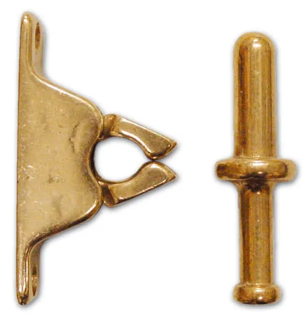 FERMAPORTA PINZA OTTONE LUCIDO - VI.TEL. - Vista Principale