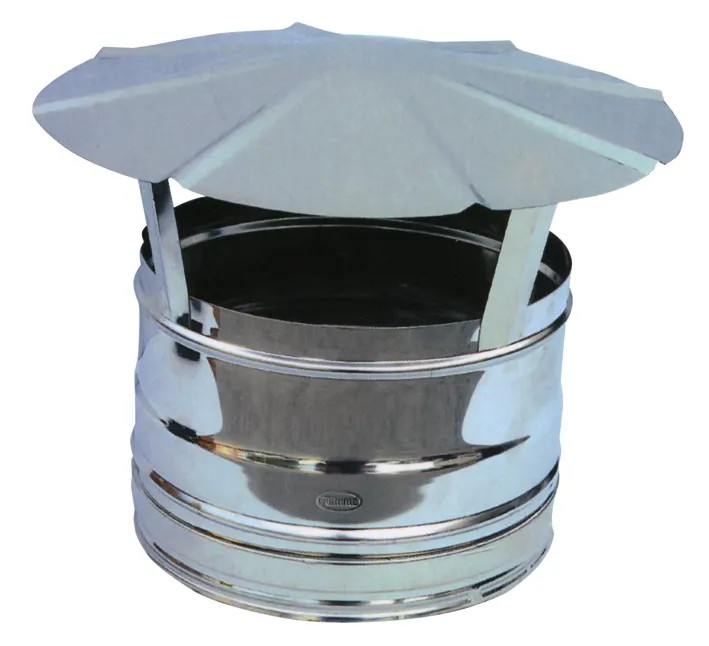 FUMAIOLO FISSO PER CANNA FUMARIA ACCIAIO INOX - Senza Marca - Vista Principale