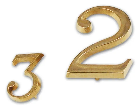 NUMERO 4 IN OTTONE - Senza Marca - Vista Principale