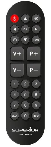 TELECOMANDO PER TV - SUPERIOR - Vista Principale