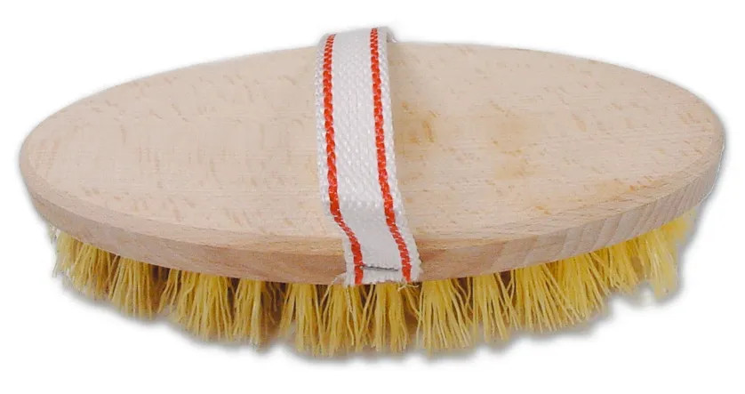 SPAZZOLA CAVALLO DORSO LEGNO SETOLE PVC - Senza Marca - Vista Principale
