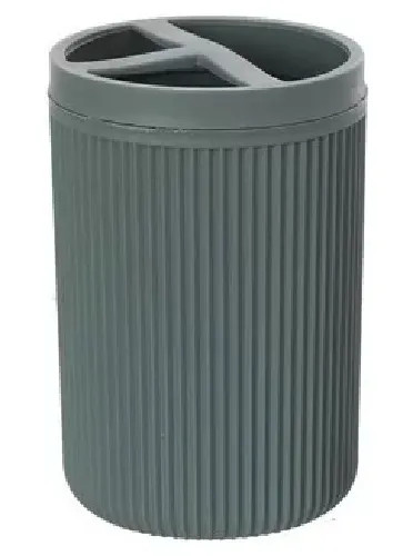 PORTASPAZZOLINO IN PLASTICA GRIGIO - FERIDRAS - Vista Principale