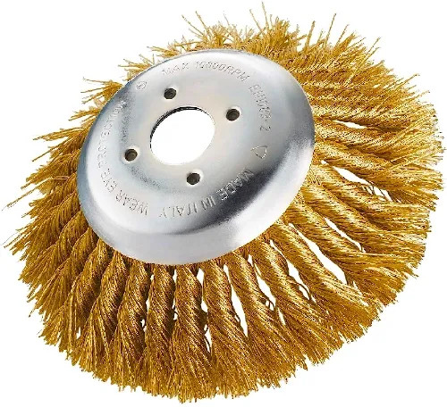 SPAZZOLA ACCIAIO PER DECESPUGLIATORE CONICA - SIT - Vista Principale