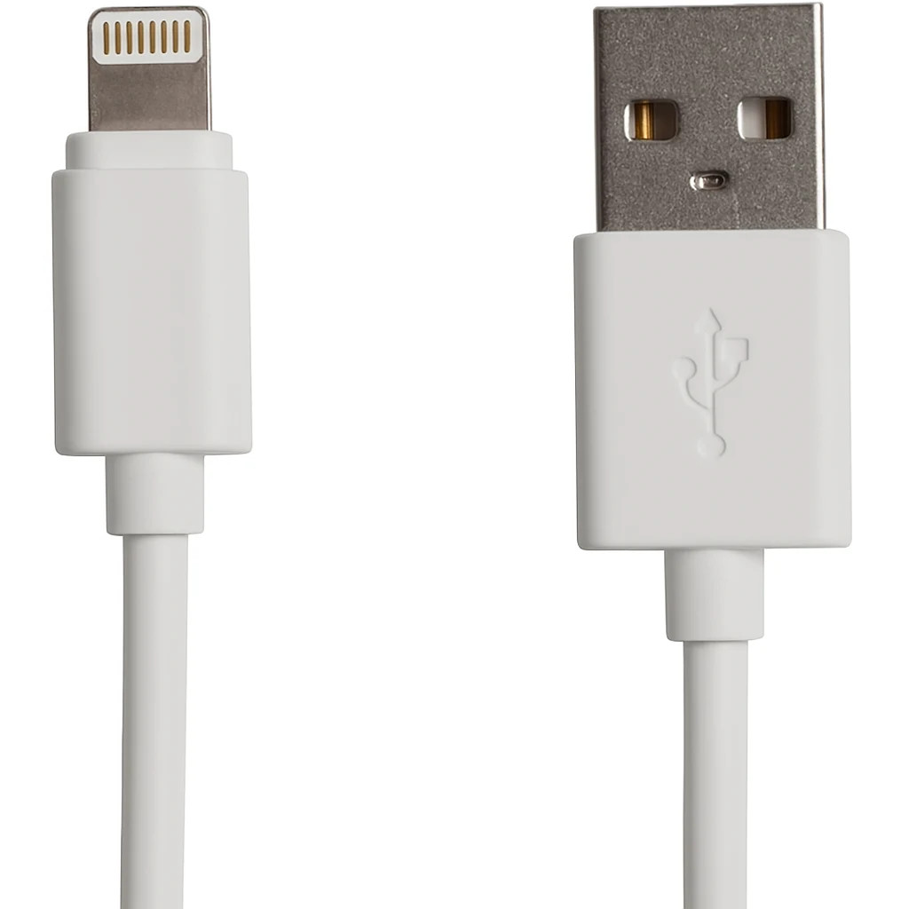 CAVO SMARTPHONE LIGHTNING 1M 2A BIANCO BASIC - SF-SOLUTIONS - Vista Principale