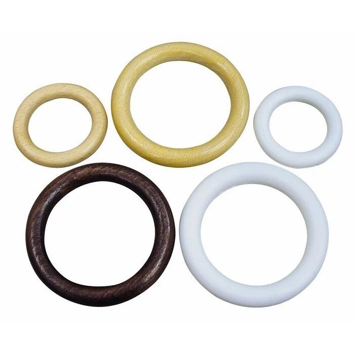 ANELLO SCORRITENDA LEGNO NOCE - Senza Marca - Vista Principale