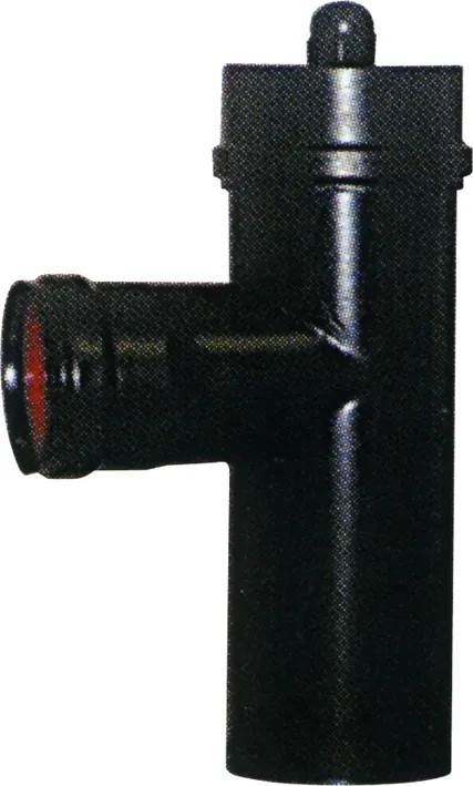 RACCORDO TUBO STUFA PELLET NERO CON COPERCHIO+GUARNIZIONE - SAVE - Vista Principale