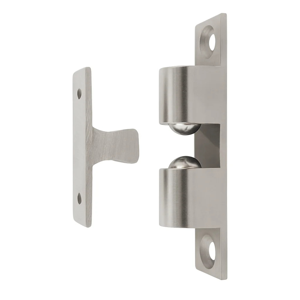 CRICCHETTO DUE SFERE OTTONE NICHELATO - METAL-STYLE - Vista Principale