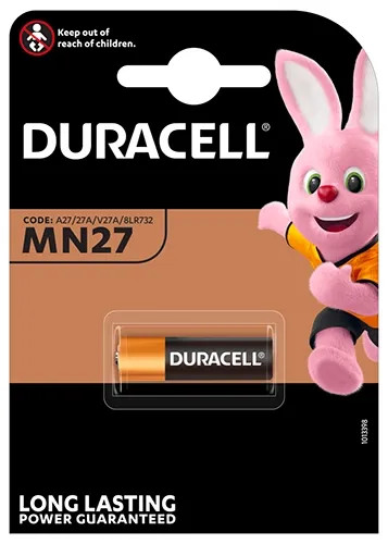 BATTERIE DURACELL ALKALINE MN27 12V - Senza Marca - Vista Principale