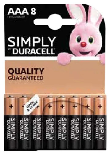 BATTERIE DURACELL ALKALINE SIMPLY - Senza Marca - Vista Principale