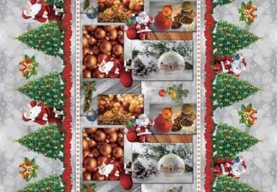 TOVAGLIATO NATALE PVC 'JOY SANTA' - Senza Marca - Vista Principale