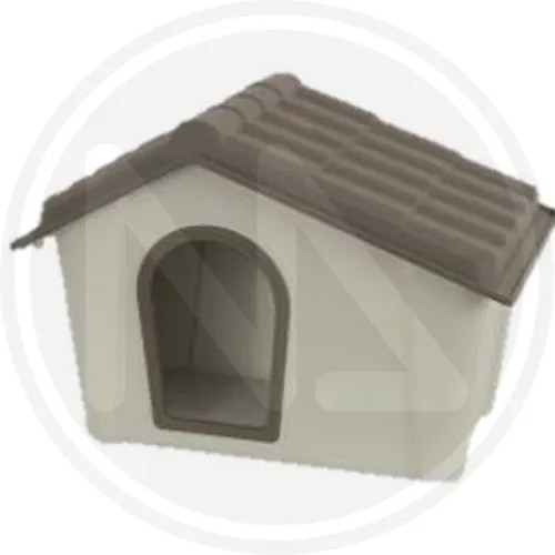 CUCCIA CANE RESINA TORTORA/BEIGE - Senza Marca - Vista Principale