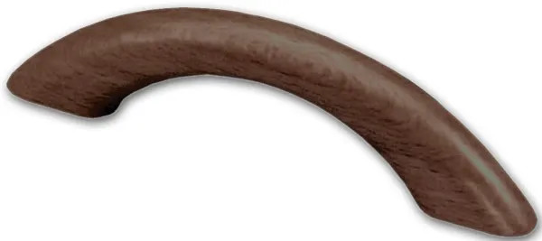 MANIGLIETTA LEGNO NOCE SCURO - Senza Marca - Vista Principale