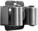 PORTASCOPA ADESIVO INOX C/RULLI PVC - Senza Marca - Vista Principale