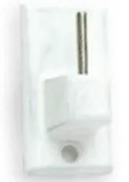 GANCI BRIS BRIS RETT.ACCIAIO BIANCO MAURER BL.2PZ - MAURER - Vista Principale