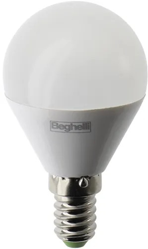 LAMPADA LED SFERA E14 5W 6500K - BEGHELLI - Vista Principale