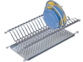 SCOLAPIATTI CON VASCHETTA ACCIAIO INOX - VI.TEL. - Vista Principale
