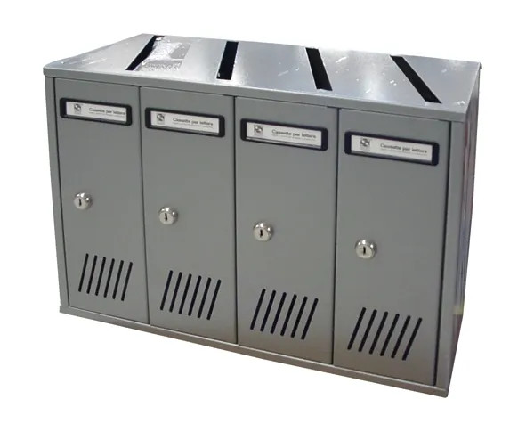 CASSETTA POSTALE SILMEC 4 ELEMENTI SILVER - SILMEC - Vista Principale