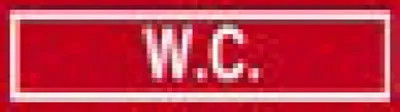 SEGNALETICA ADESIVA ROSSO W.C. - Senza Marca - Vista Principale