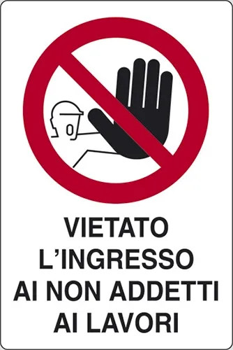 CARTELLO SEGNALETICA CANTIERE - STAMPLAST - Dettaglio 4