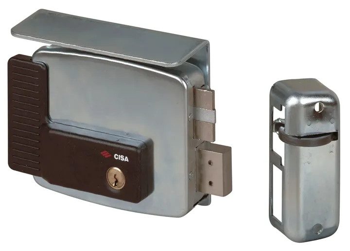 SERRATURA CISA 11761 80 SX ELETTRICA DA APPLICARE C/TETTO - CISA - Vista Principale