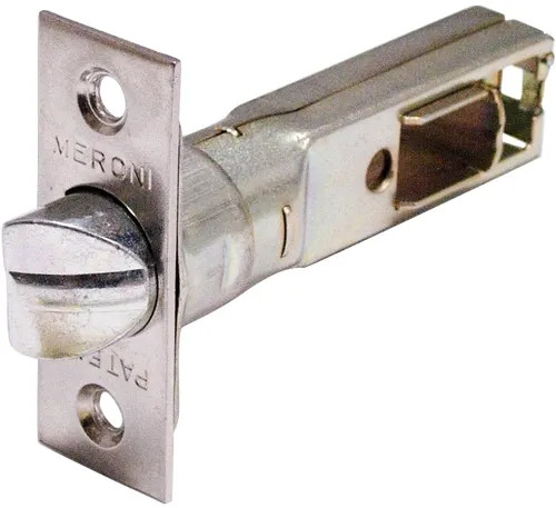 SCROCCO PER SERRATURA PREMI/APRI E80 MM FRONTALE NICHELATO - Meroni - Vista Principale
