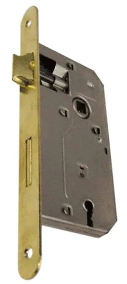 SERRATURA PATENT OTTONATA 50 BORDO TONDO - BONAITI - Vista Principale