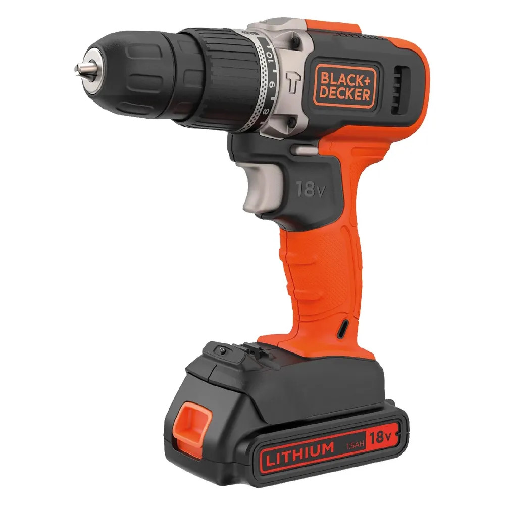 TRAPANO AVVITATORE A BATTERIA CON PERCUSSIONE - BLACK DECKER - Vista Principale