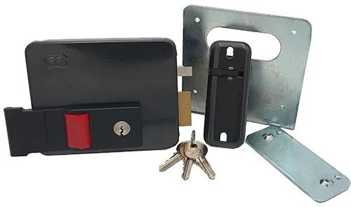 SERRATURA ELETTRICA DA APPLICARE ENT 50/70 DX ANTRACITE FACCHINETTI - FACCHINETTI - Vista Principale