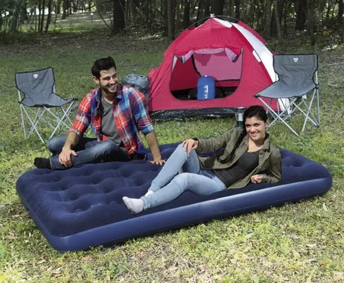 MATERASSINO GONFIABILE MATRIMONIALE BLU - Senza Marca - Vista Principale