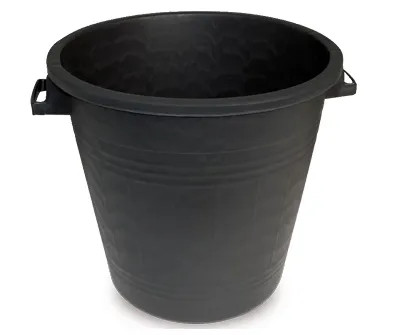 BIDONE X MACERIE IN PVC NERO - DUPLAST - Vista Principale