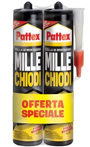 ADESIVO MONTAGGIO "MILLECHIODI CRYSTAL" - HENKEL - Vista Principale