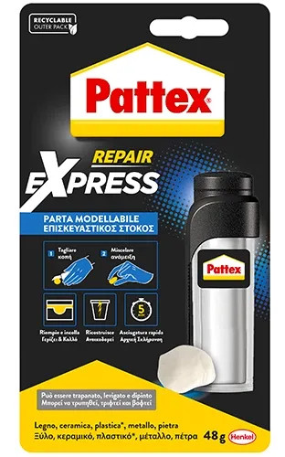 COLLA IN PASTA RIPARA EXPRESS - HENKEL - Vista Principale