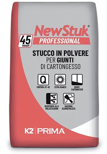 STUCCO IN POLVERE X CARTONGESSO K2 NEW STUK - k2 - Vista Principale