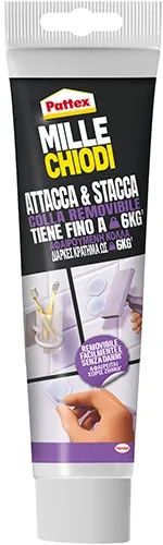 ADESIVO MONTAGGIO MILLECHIODI ATTACCA&STACCA - HENKEL - Vista Principale