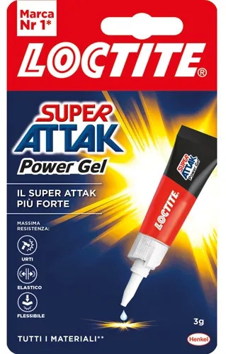 ADESIVO SUPER ATTAK "POWER GEL" - HENKEL - Vista Principale