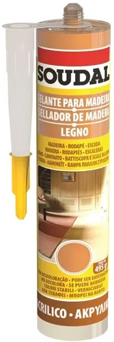 SILICONE ACRILICO SOUDAL LEGNO NOCE - Senza Marca - Vista Principale