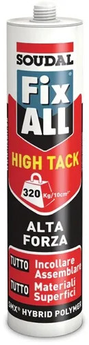 SIGILLANTE ADESIVO SOUDAL FIX ALL HIGH TACK BIANCO - Senza Marca - Vista Principale