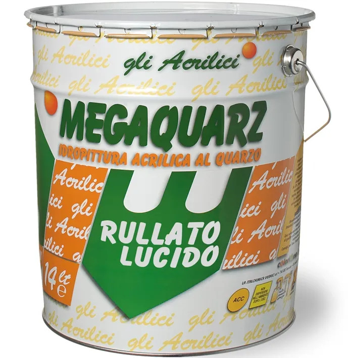 RIVESTIMENTO PLASTICO MEGAQUARZ RULLATO LUCIDO - italchimica - Vista Principale