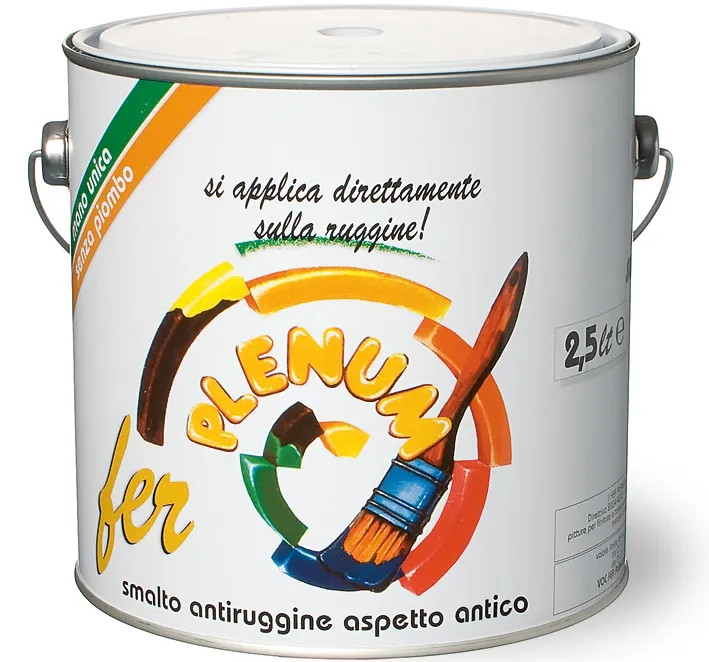 SMALTO FER-PLENUM ANTICO 750ML MARRONE RAFFAELLO - italchimica - Vista Principale