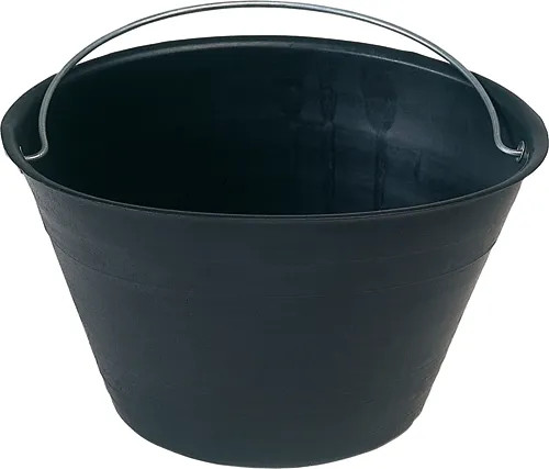 SECCHIO IN PVC NERO - STAMPLAST - Vista Principale